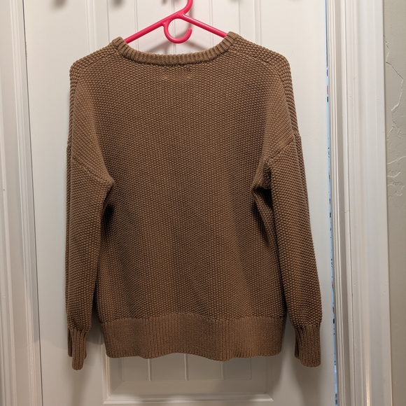 Cozy Brown Knit Sweater - Picture 2 of 3